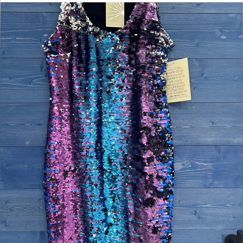 Boston Proper sequin dress
